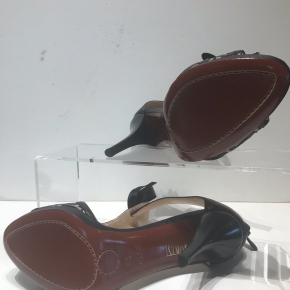 O Jour black HH t-strap sandal with platform - Picture 3 of 4